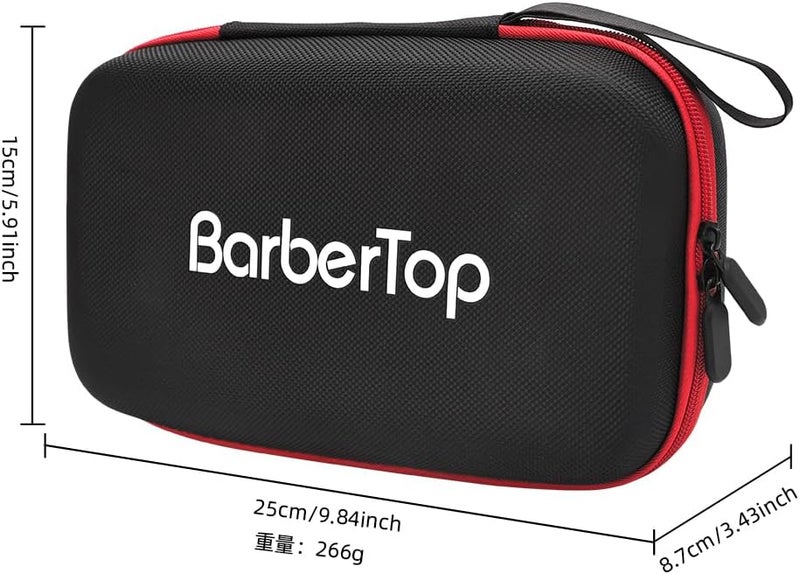 BarberTop Barber Tool Bag,Case Compatible with Hair Clipper Barber, Clipper Bag for Barbers,Travel Storage Organizer for Comb Cutting Guide, Clipper Blade Oil, Cleaning Brush and Other Grooming Kit (Small) - Image 3